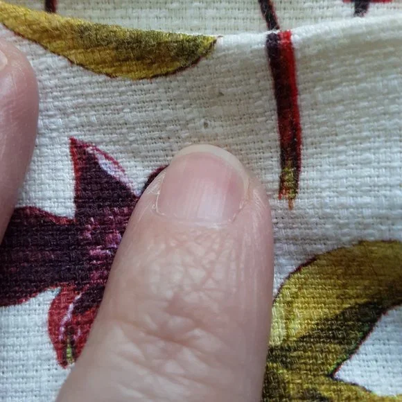 Lands' End Summer Floral Botanical Plus Size Lined Pockets Midi Dress - Picture 10 of 16